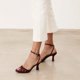 Mim shoes Sandalia de tacón ANYA BURDEOS