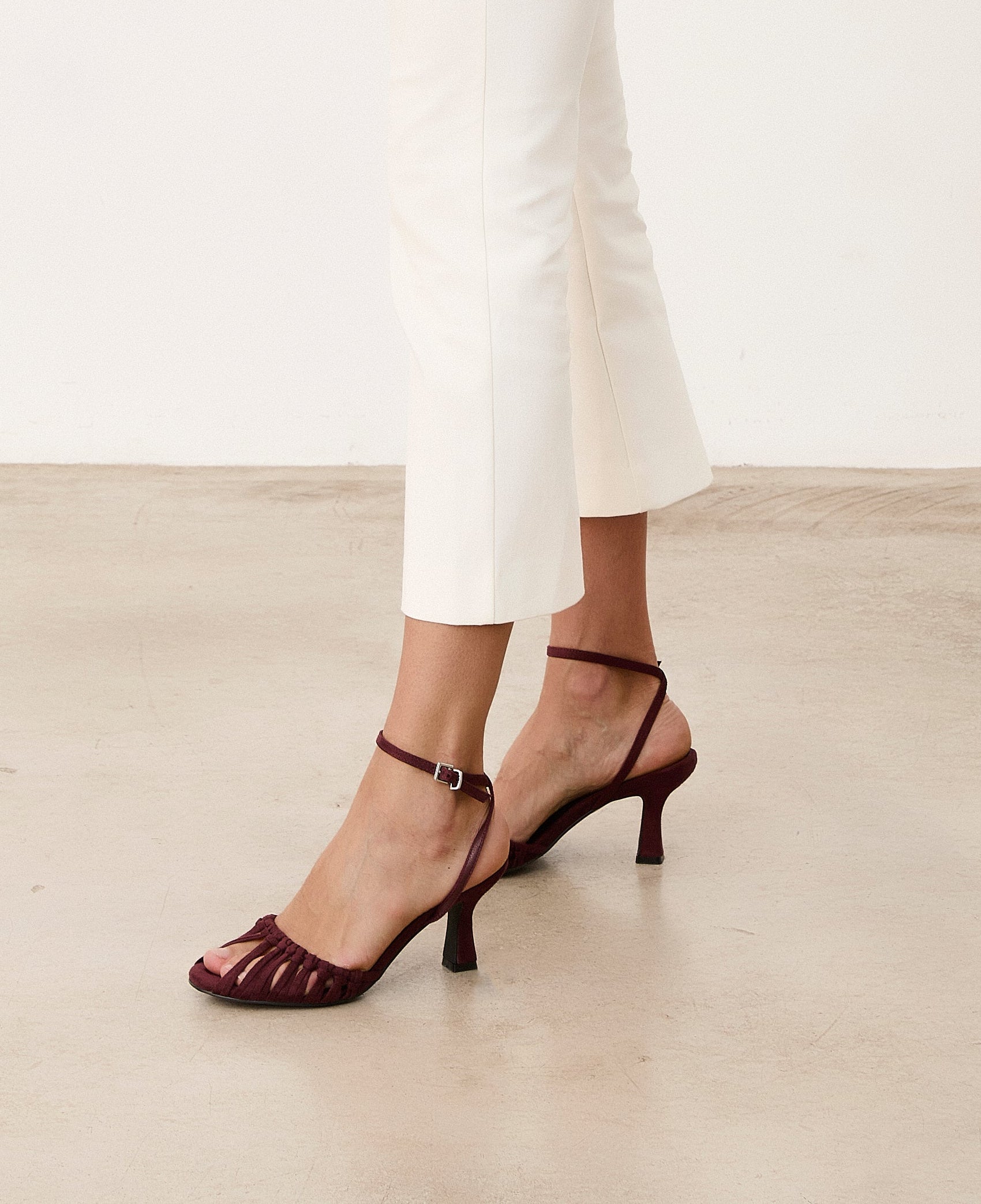 Mim shoes Sandalia de tacón ANYA BURDEOS