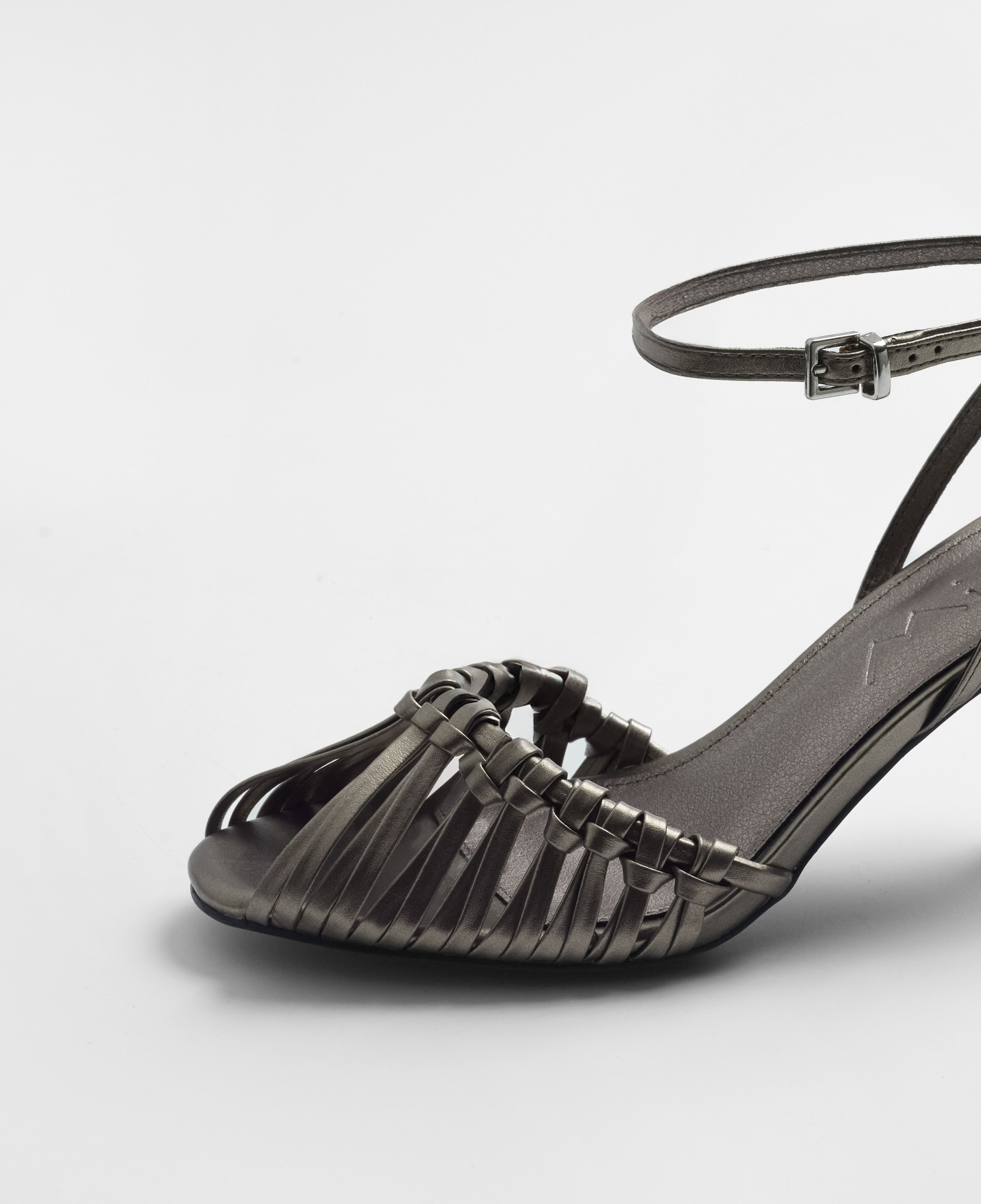 Mim shoes Sandalia de tacón ANYA METALIZADO