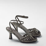 Mim shoes Sandalia de tacón ANYA METALIZADO