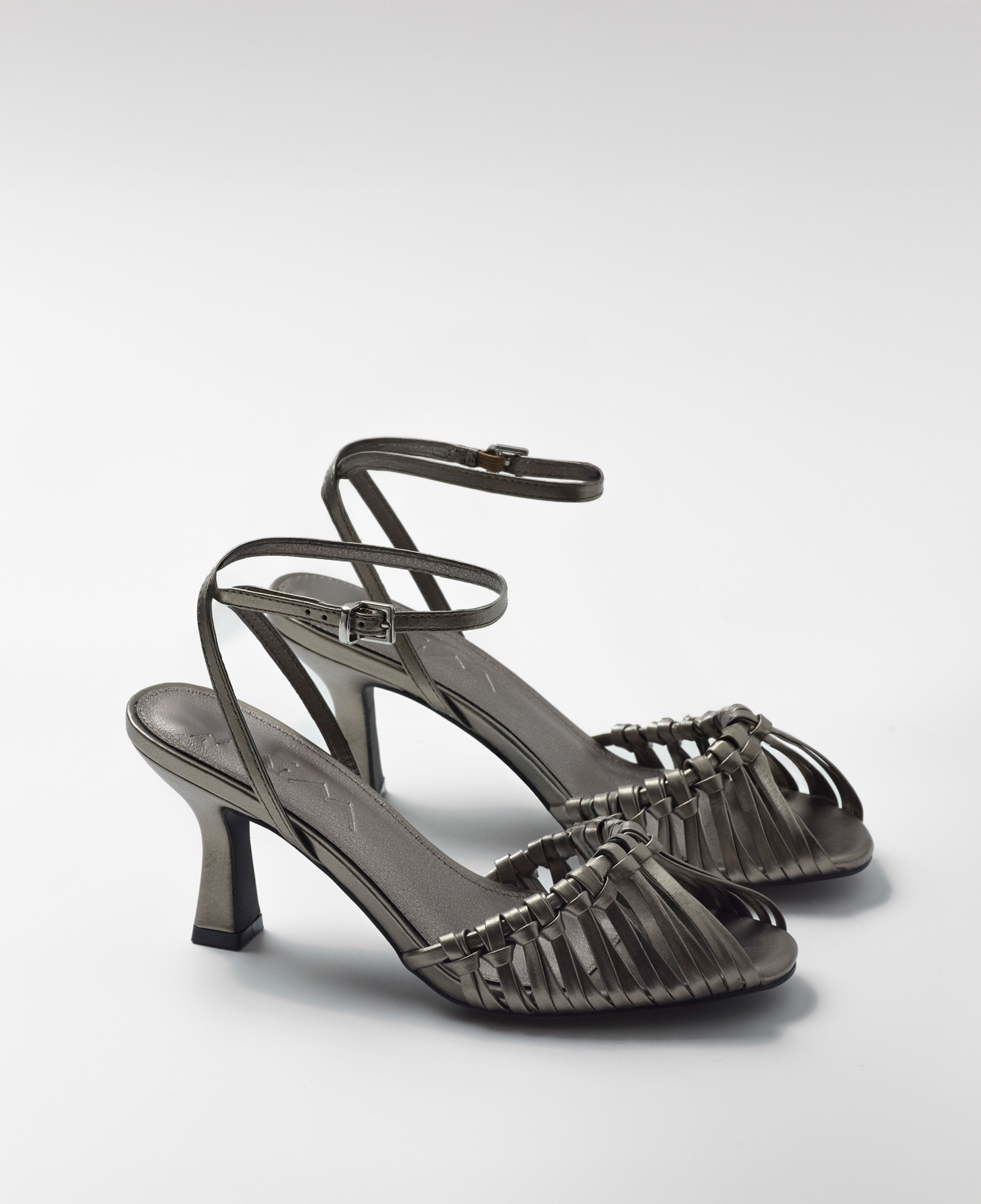 Mim shoes Sandalia de tacón ANYA METALIZADO