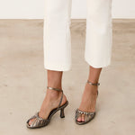 Mim shoes Sandalia de tacón ANYA METALIZADO