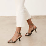 Mim shoes Sandalia de tacón ANYA METALIZADO