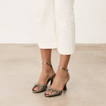 Mim shoes Sandalia de tacón ANYA METALIZADO