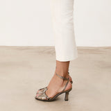 Mim shoes Sandalia de tacón ANYA METALIZADO