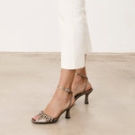 Mim shoes Sandalia de tacón ANYA METALIZADO