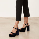 Mim shoes Sandalia de tacón DOMINIC AZUL MARINO