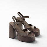 Mim shoes Sandalia de tacón DOMINIC TOPO