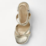 Mim shoes Sandalia de tacón GERY DORADO