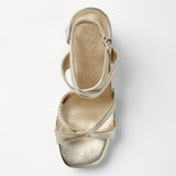Mim shoes Sandalia de tacón GERY DORADO