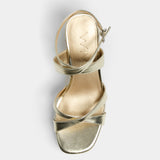 Mim shoes Sandalia de tacón GERY DORADO