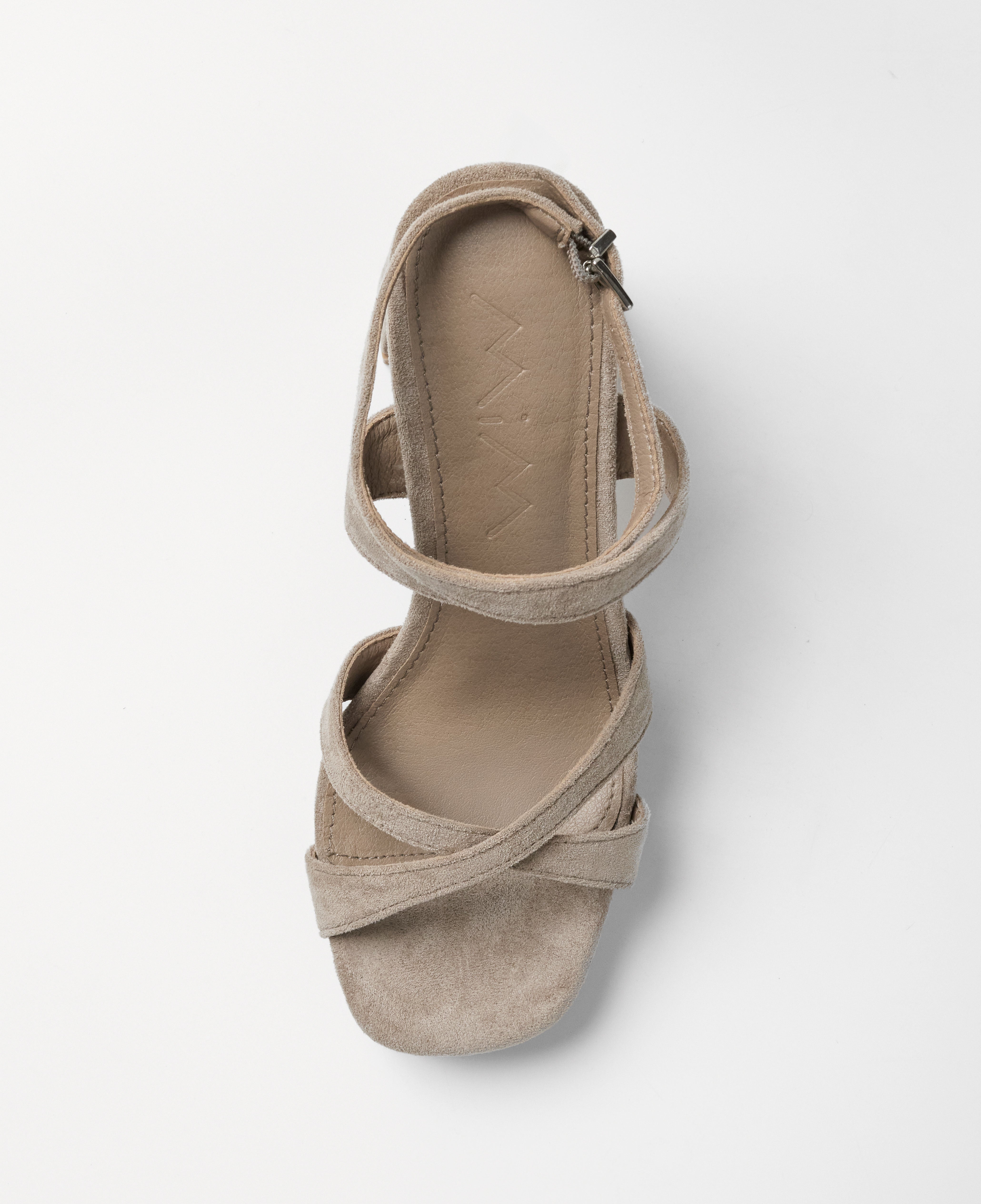 Mim shoes Sandalia de tacón GERY TOPO
