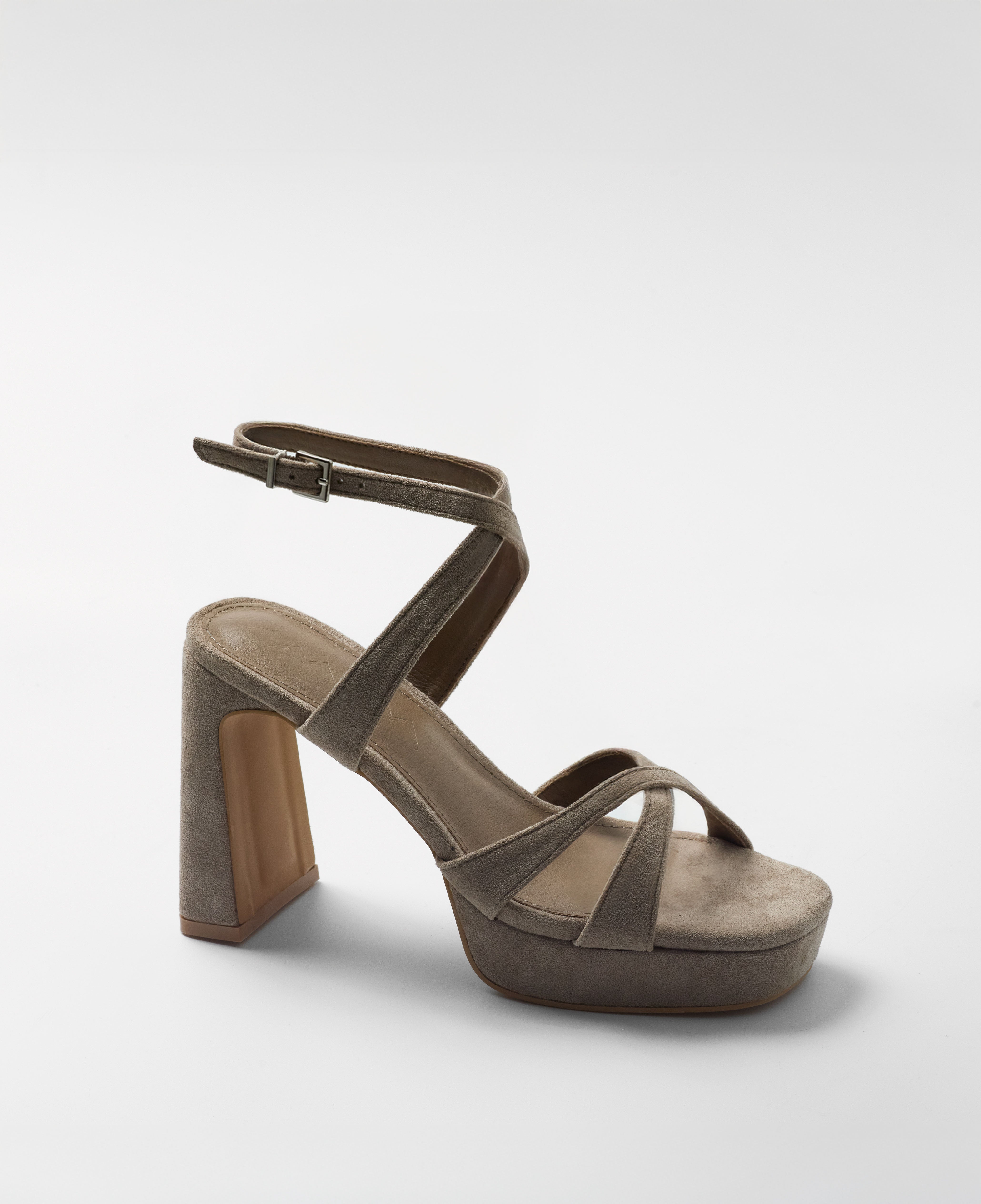 Mim shoes Sandalia de tacón GERY TOPO