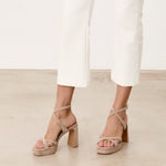 Mim shoes Sandalia de tacón GERY TOPO