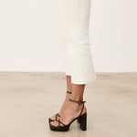 Mim shoes Sandalia de tacón GRETA OLIVA SATIN