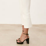 Mim shoes Sandalia de tacón GRETA OLIVA SATIN