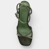 Mim shoes Sandalia de tacón GRETA VERDE VELVET