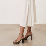 Mim shoes Sandalia de tacón IMA METALIZADO