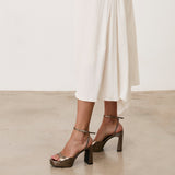 Mim shoes Sandalia de tacón IMA METALIZADO