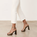 Mim shoes Sandalia de tacón IMA METALIZADO