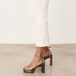 Mim shoes Sandalia de tacón IMA METALIZADO