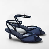 Mim shoes Sandalia de tacón KAMI AZUL MARINO