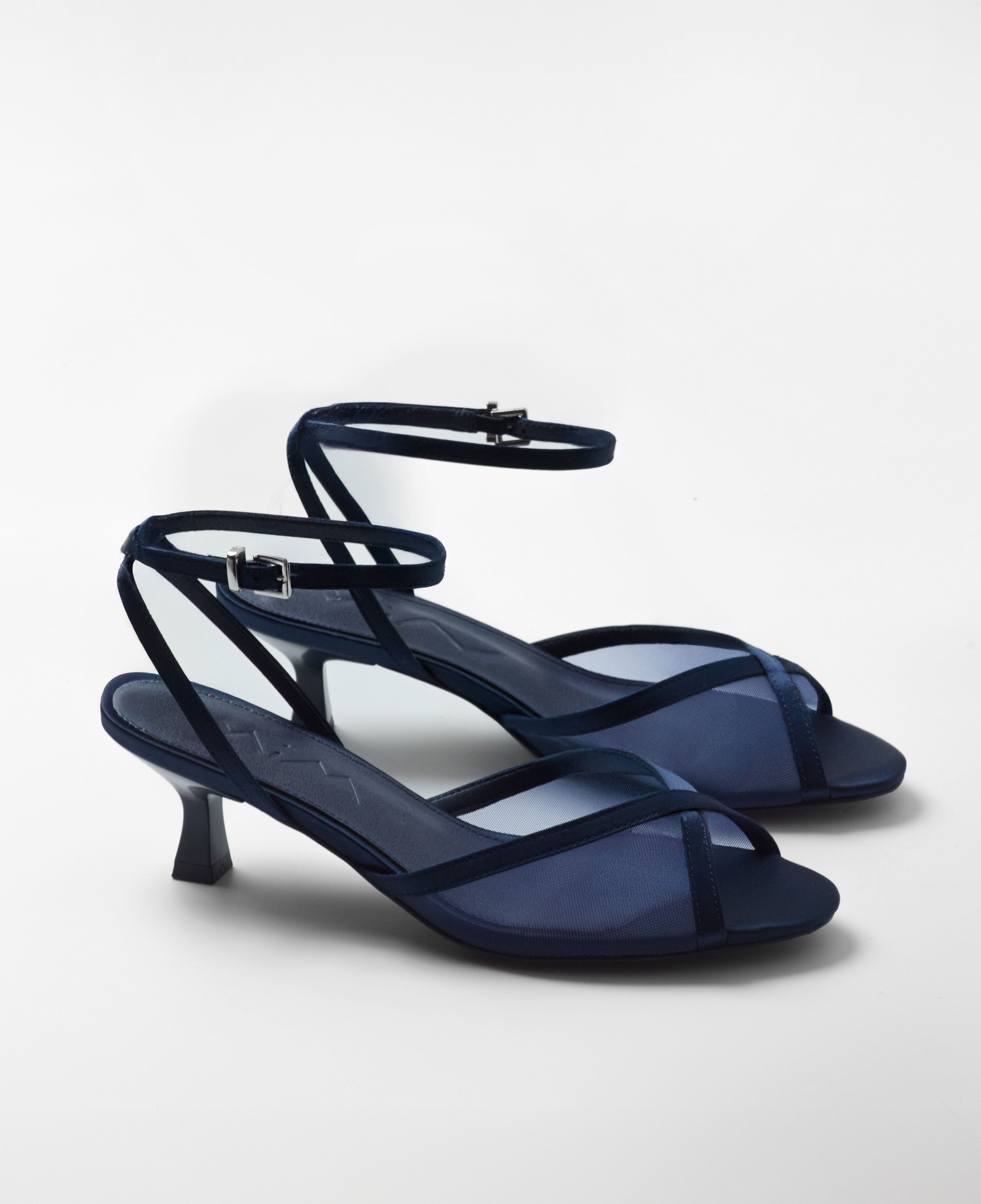 Mim shoes Sandalia de tacón KAMI AZUL MARINO