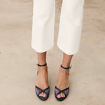 Mim shoes Sandalia de tacón KAMI AZUL MARINO