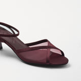 Mim shoes Sandalia de tacón KAMI BURDEOS