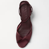 Mim shoes Sandalia de tacón KAMI BURDEOS