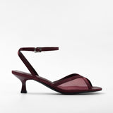 Mim shoes Sandalia de tacón KAMI BURDEOS