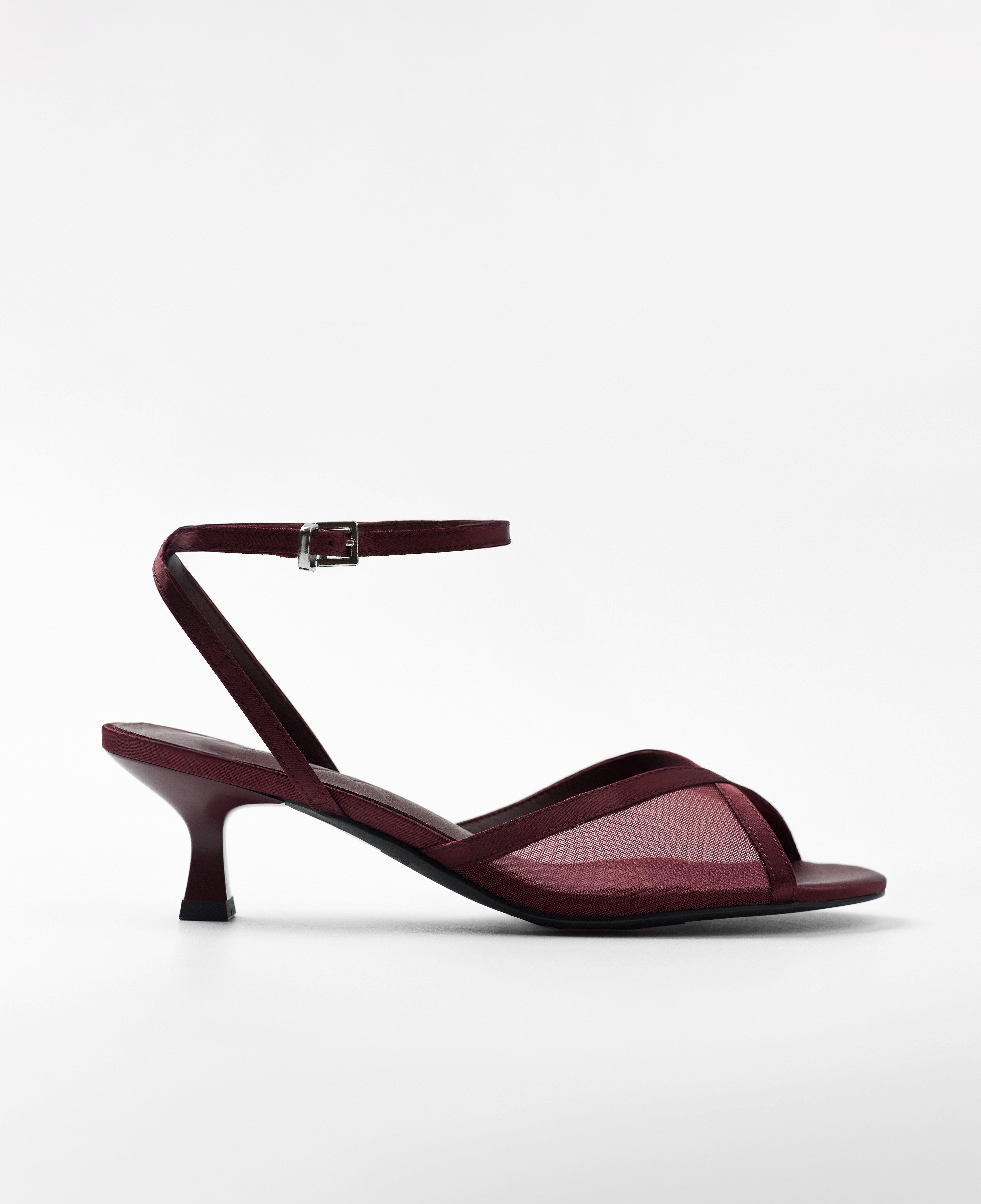 Mim shoes Sandalia de tacón KAMI BURDEOS