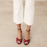 Mim shoes Sandalia de tacón KAMI BURDEOS