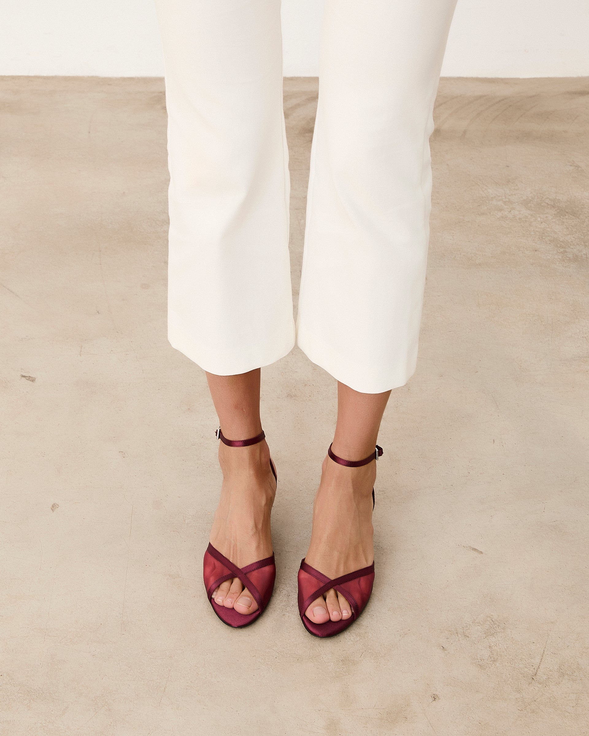 Mim shoes Sandalia de tacón KAMI BURDEOS