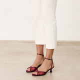 Mim shoes Sandalia de tacón KAMI BURDEOS