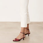 Mim shoes Sandalia de tacón KAMI BURDEOS