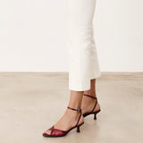 Mim shoes Sandalia de tacón KAMI BURDEOS