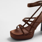 Mim shoes Sandalia de tacón NORI BRONCE