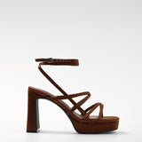 Mim shoes Sandalia de tacón NORI BRONCE