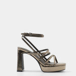 Mim shoes Sandalia de tacón NORI METALIZADO