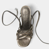 Mim shoes Sandalia de tacón NORI METALIZADO