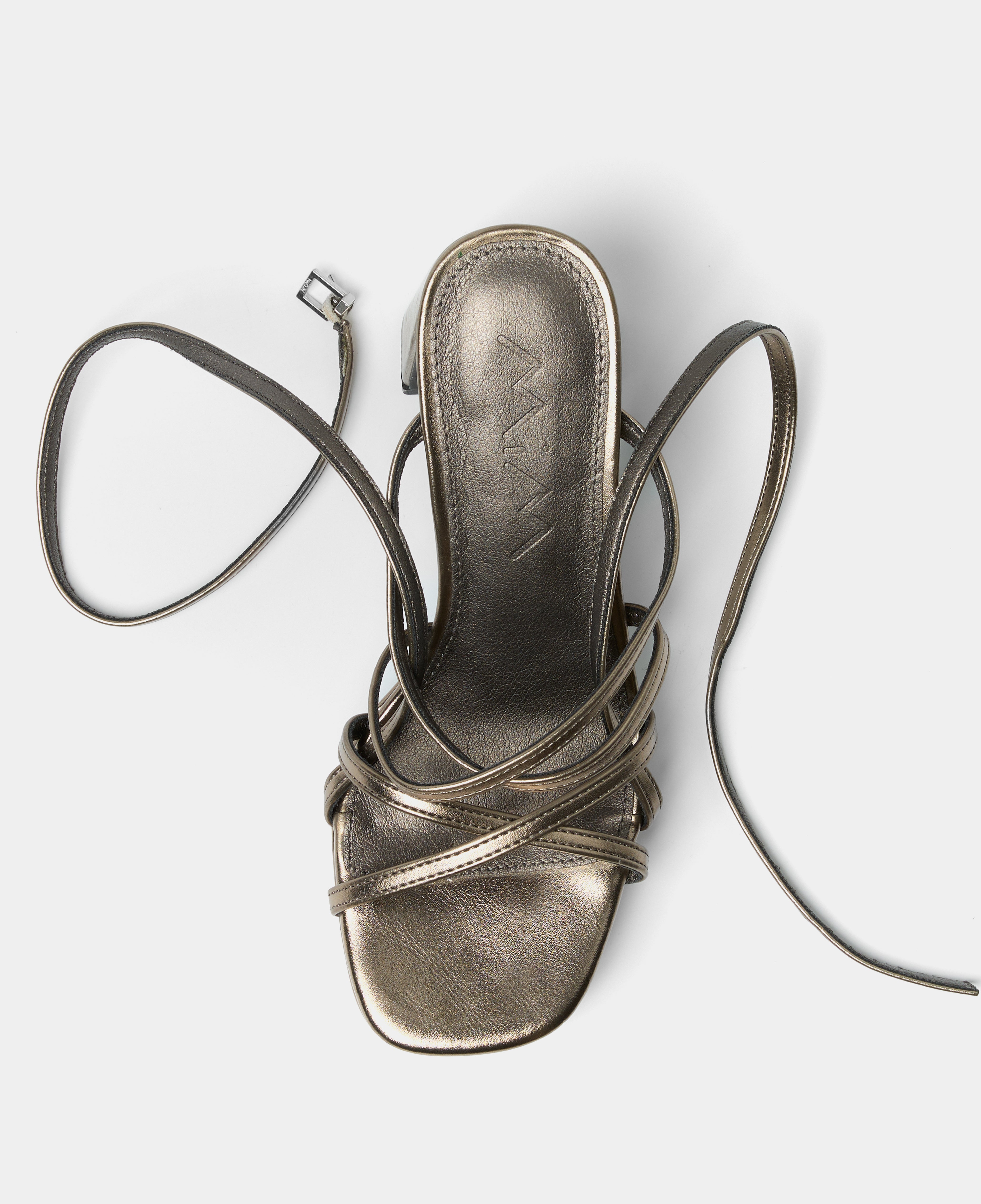 Mim shoes Sandalia de tacón NORI METALIZADO