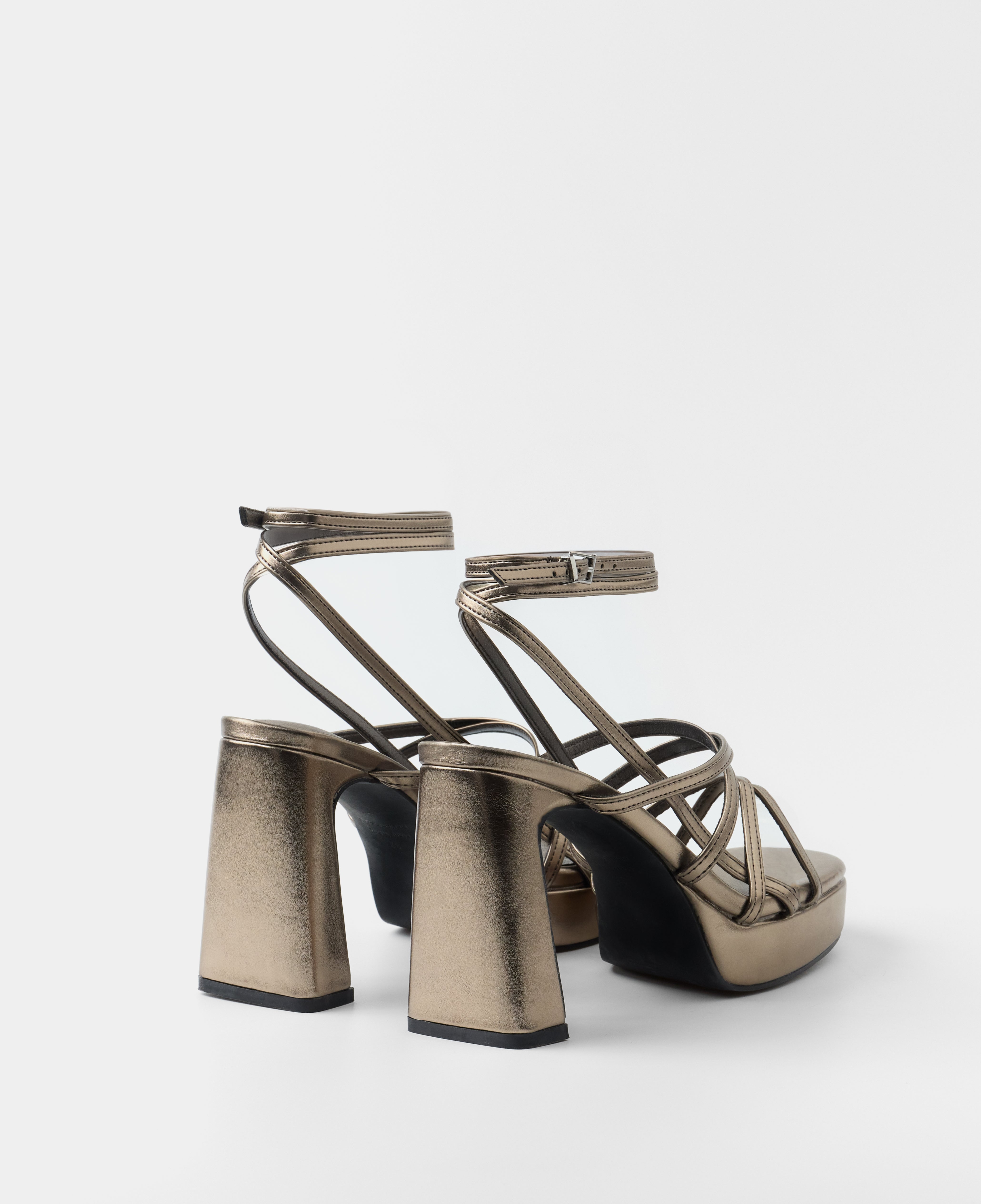 Mim shoes Sandalia de tacón NORI METALIZADO