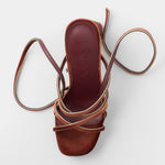 Mim shoes Sandalia de tacón NORI TEJA VELVET