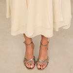 Mim shoes Sandalia de tacón NYA PETIT METALIZADO