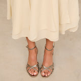 Mim shoes Sandalia de tacón NYA PETIT METALIZADO