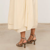 Mim shoes Sandalia de tacón NYA PETIT METALIZADO