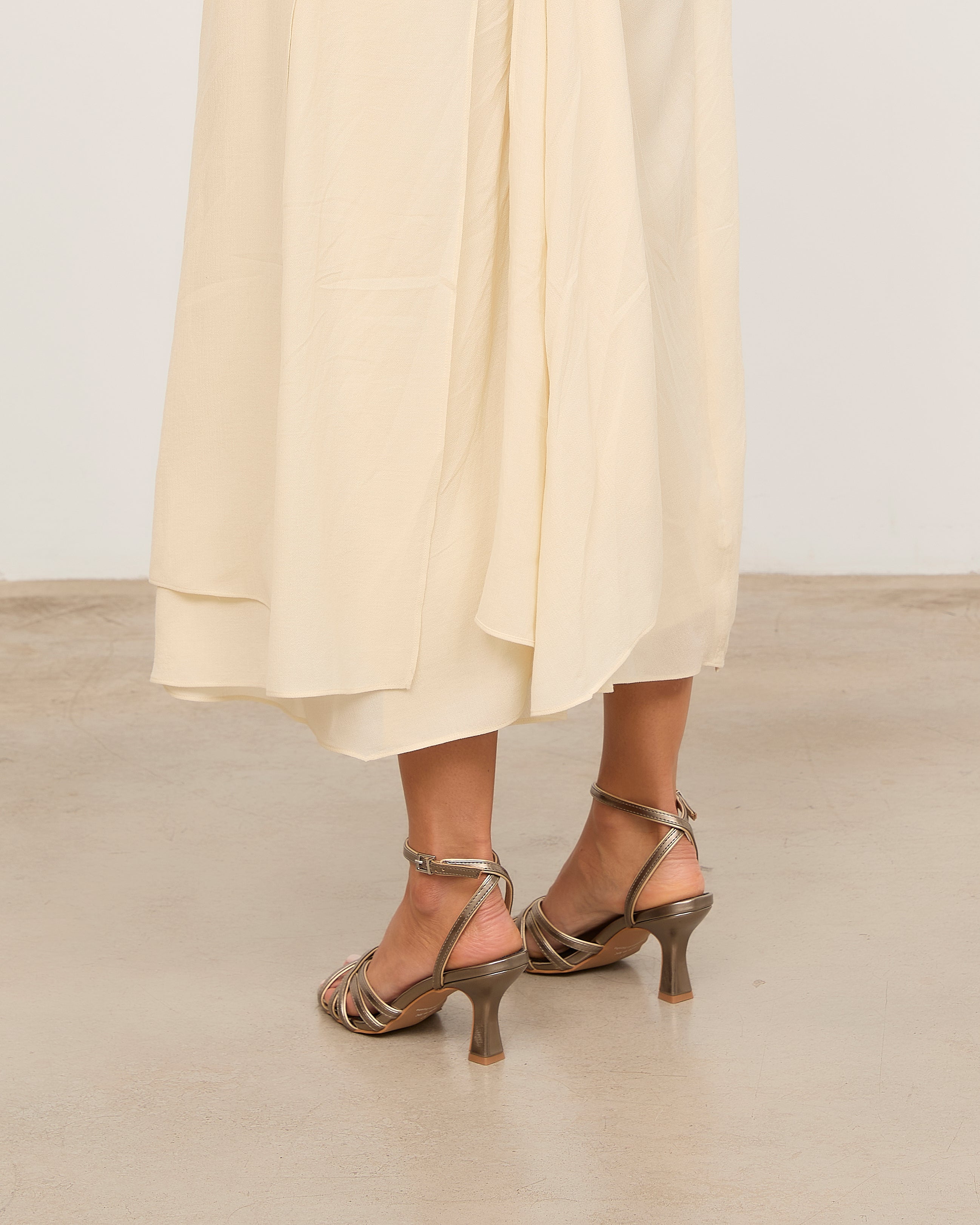 Mim shoes Sandalia de tacón NYA PETIT METALIZADO