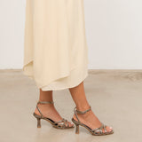 Mim shoes Sandalia de tacón NYA PETIT METALIZADO