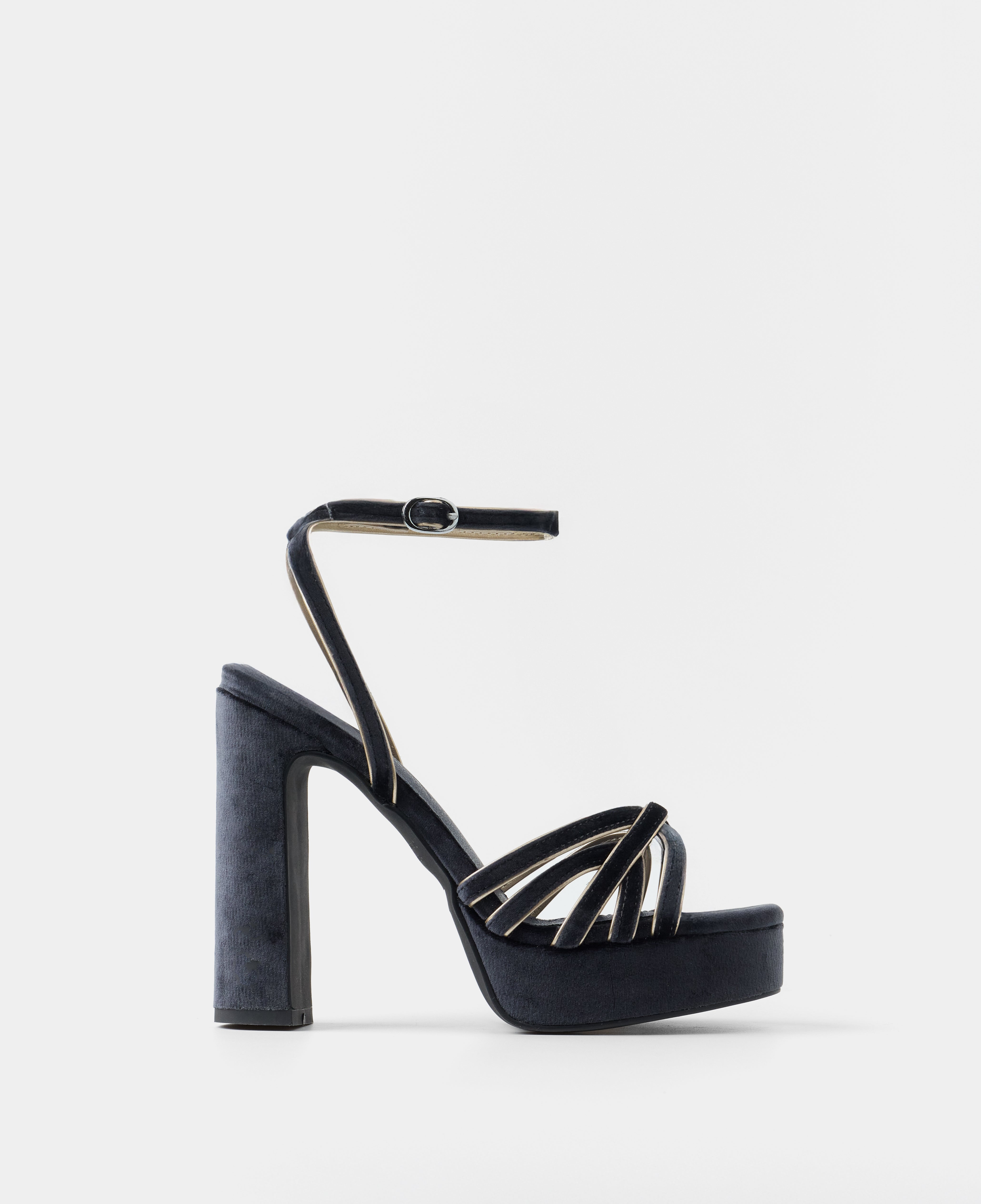 Mim shoes Sandalia de tacón NYA PETROLEO